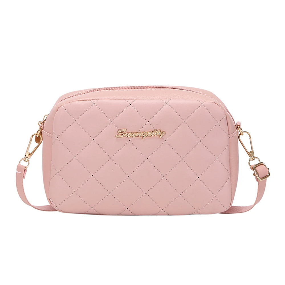 Footmaxldn Quilted Crossbody Camera Bag