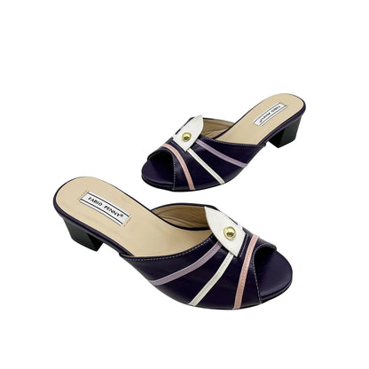 2025 New stylish and shiny little golden pearl party women's slippers, casual, comfortable and sexy women's sandals - footmaxldn