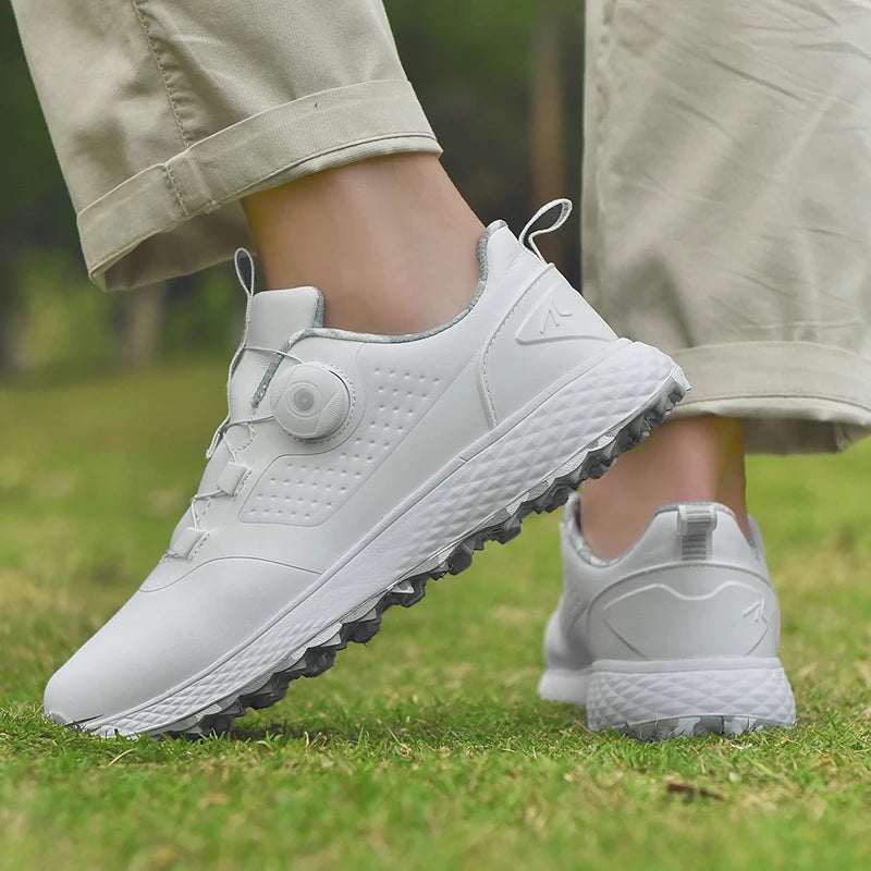 Hot Sale Waterproof Golf Shoes Unisex Outdoor Non-Slip Golf Sneakers Men Luxury Comfortable Golfer Footwear Women Walking Shoes - footmaxldn