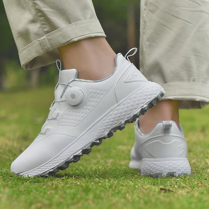 Hot Sale Waterproof Golf Shoes Unisex Outdoor Non-Slip Golf Sneakers Men Luxury Comfortable Golfer Footwear Women Walking Shoes - footmaxldn
