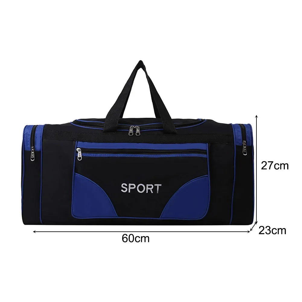 Footmax Large Gym Bag with Shoe Compartment - Dry Wet Separation Sports Duffel - footmaxldn