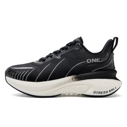 Footmaxldn Unisex Air Cushion Road Running Trainers | Breathable Mesh Jogging Shoes