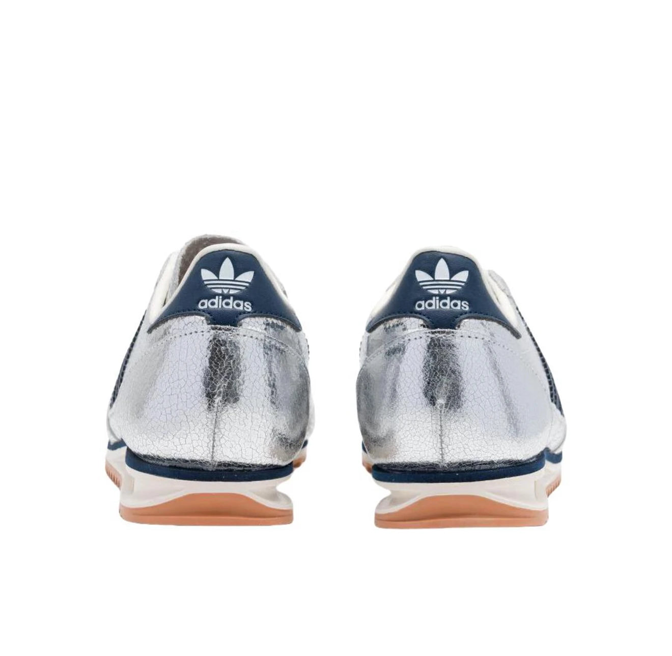 Adidas Originals SL 72 OG Simple Retro Lightweight Non-slip Low Top Thin Sole Shoes Dessert Shoes Women's Silver - footmaxldn