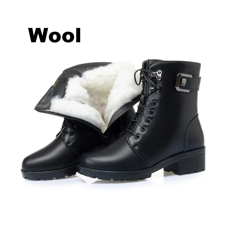 Women's Genuine Leather Ankle Boots | Footmaxldn
