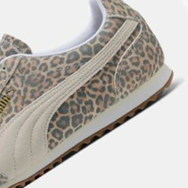 Puma Arizona Leo Leopard Print Trainers - Unisex Lightweight Casual Shoes - footmaxldn