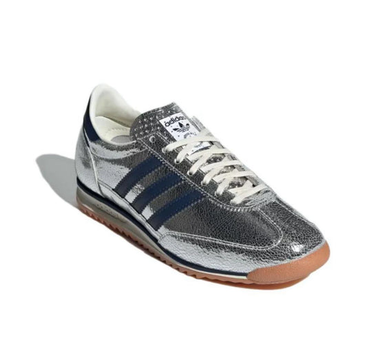 Adidas Originals SL 72 OG Simple Retro Lightweight Non-slip Low Top Thin Sole Shoes Dessert Shoes Women's Silver - footmaxldn