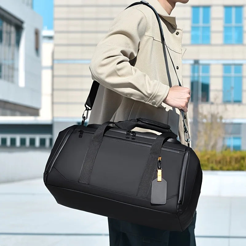 Large Capacity Travel Duffel Bag - Durable Oxford Cloth, Spacious & Stylish Overnight Sports Gym Bag with Multiple Compartments - footmaxldn