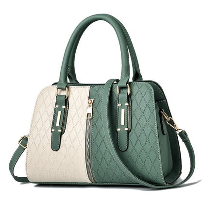 Women's Two-Tone Top Handle Bag | Footmaxldn - footmaxldn