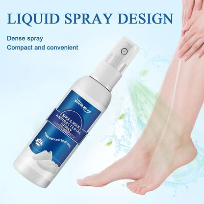 Footmax Shoe Deodorizer Spray - 60ml Antibacterial Foot Odour Eliminator & Freshener