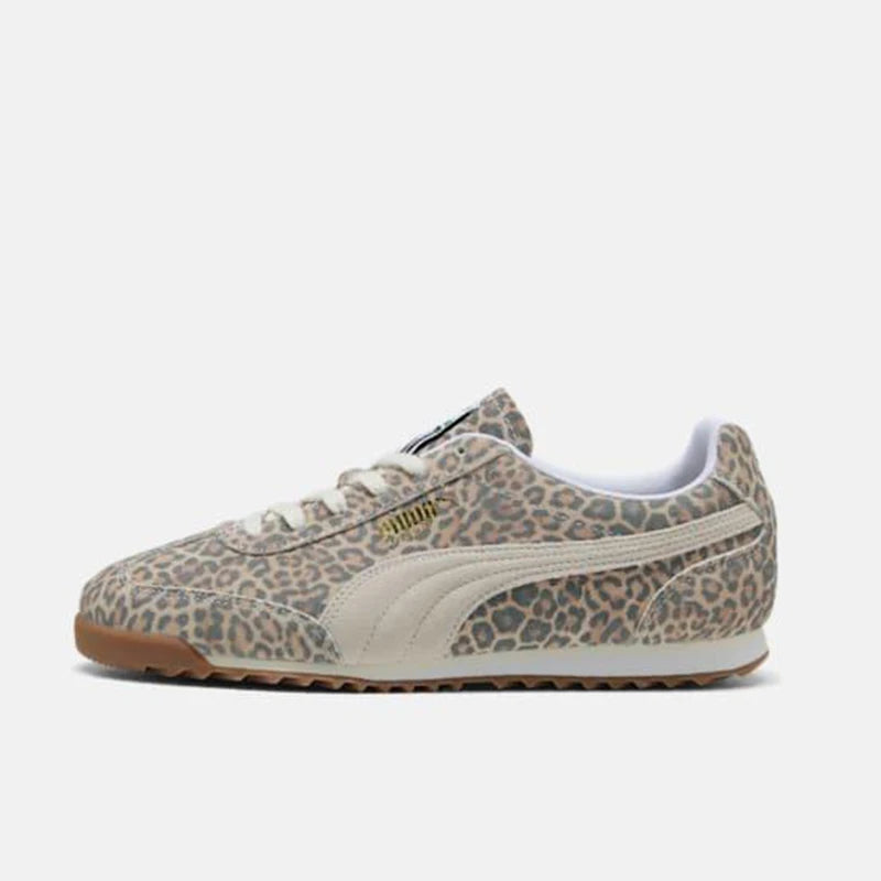 Puma Arizona Leo Leopard Print Trainers - Unisex Lightweight Casual Shoes - footmaxldn