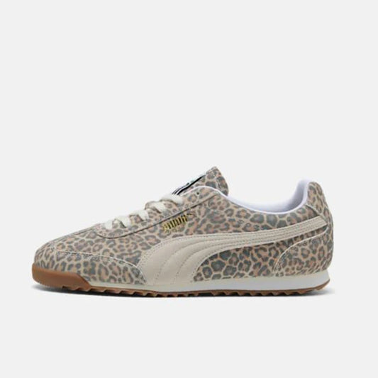 Puma Arizona Leo Leopard Print Trainers - Unisex Lightweight Casual Shoes - footmaxldn