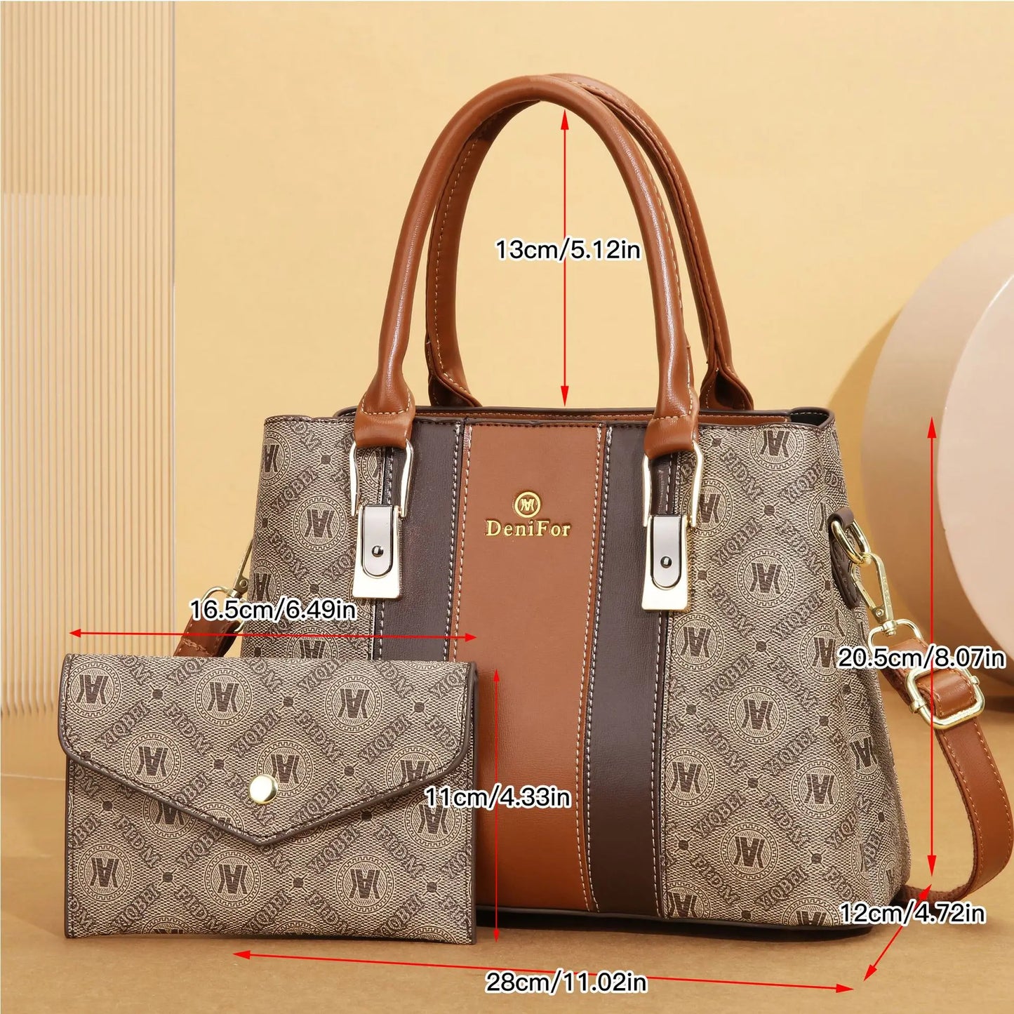 Women Purses and Handbags Top Handle Bags PU Leather Satchel Tote Lady Shoulder Messenger Bag For Work Commuting - footmaxldn