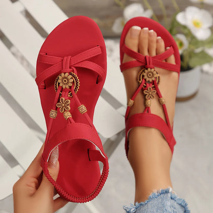 Footmax Women's Flat Sandals - Dopamine Colour Series Vibrant Sporty Style Shoes - footmaxldn