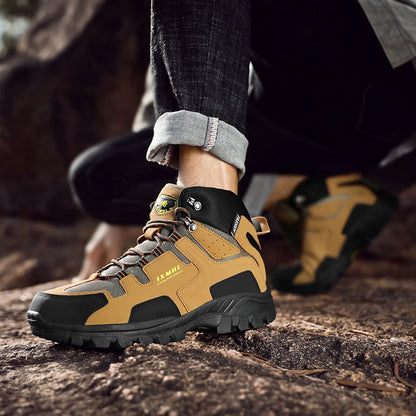 Footmax Men's & Women's Hiking Shoes Size 37-47 - Waterproof Tactical Trekking Boots