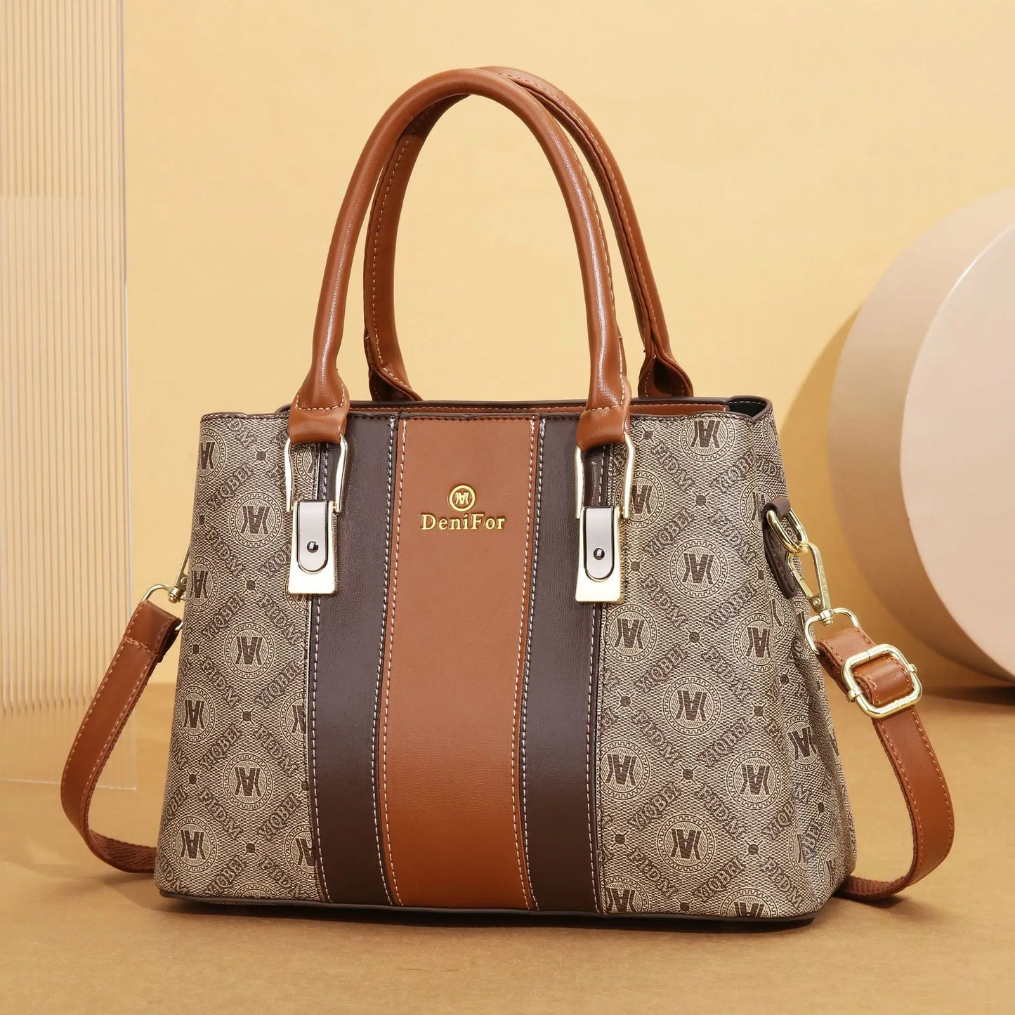 Women Purses and Handbags Top Handle Bags PU Leather Satchel Tote Lady Shoulder Messenger Bag For Work Commuting - footmaxldn