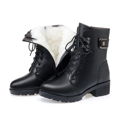 Women's Genuine Leather Ankle Boots | Footmaxldn