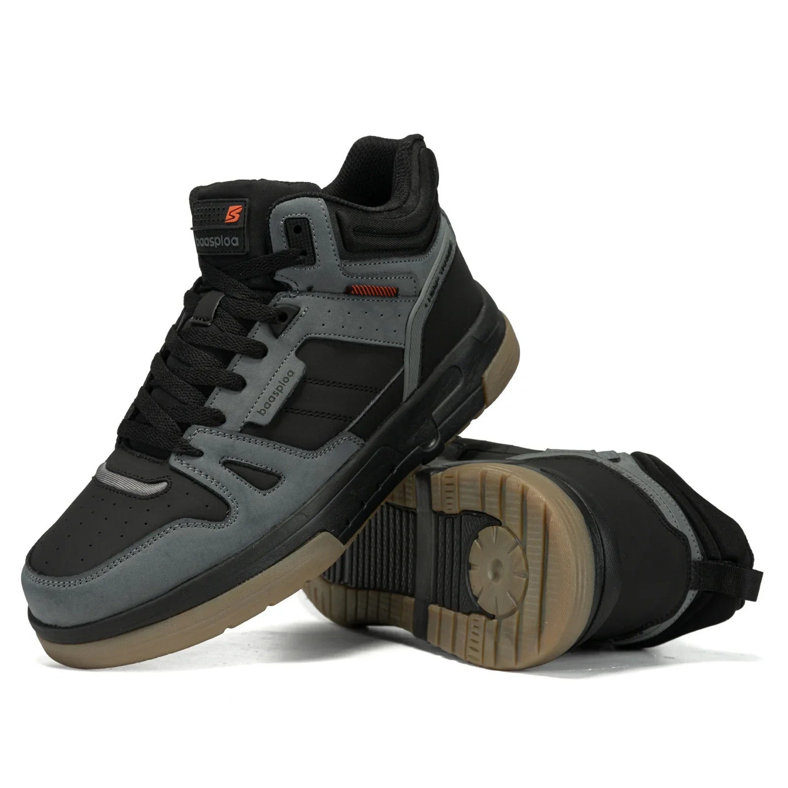 Footmaxldn Men's Winter High-Top Sneakers | Plush Warm Cotton Casual Shoes - footmaxldn