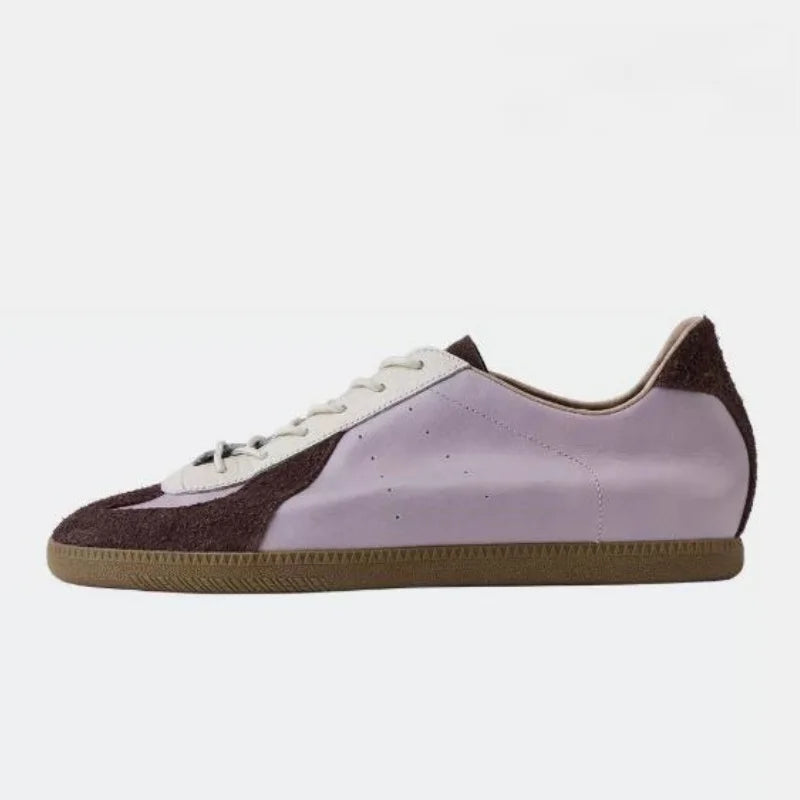 Women's Split Leather Retro Trainer | footmaxldn