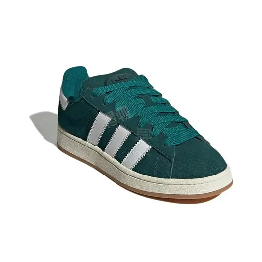Adidas originals CAMPUS 00s Suede Fashionable Retro Low Top Casual Board Shoes Men and Women's Gentle Green - footmaxldn