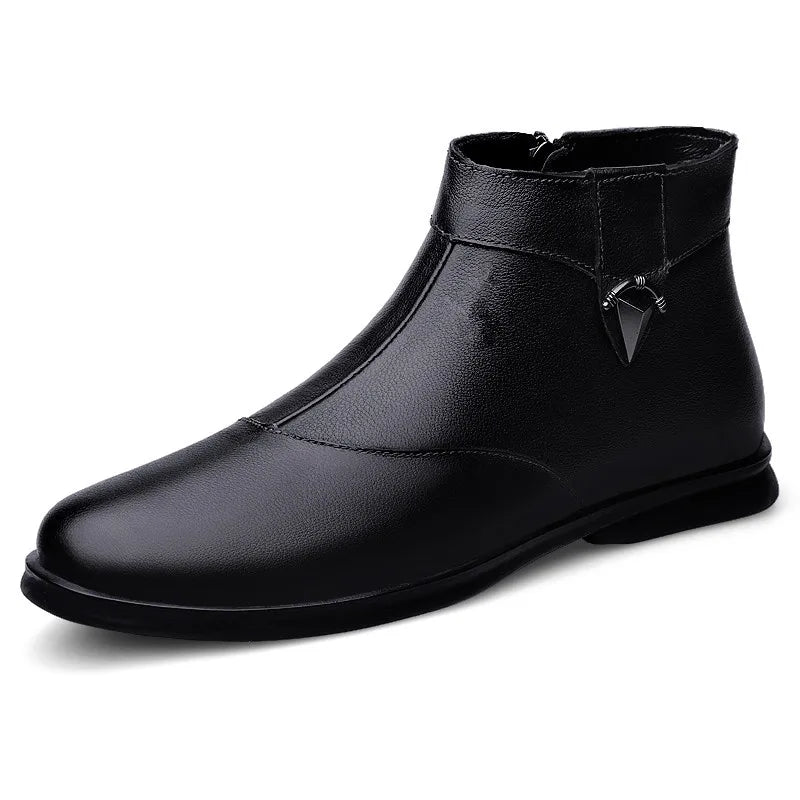 Men's Genuine Leather Chelsea Boots