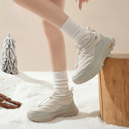 Footmax High-Top Winter Snow Boots - Waterproof Anti-Slip Warm Cotton Boots for Men & Women - footmaxldn