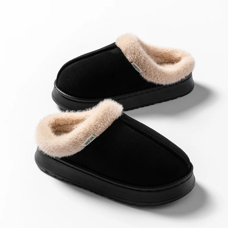 Womens Slippers Fashion Fluffy Autumn and Winter