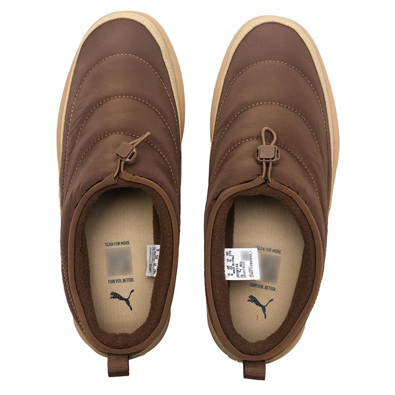 Puma Park Lifestyle Slip-On Quilted Sneakers - Winter Warm Casual Shoes Men & Women - footmaxldn