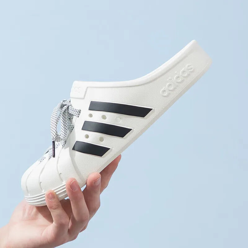 Adidas ADILETTE CLOG Slip-On Fashion Sneakers, Effortless & Durable For Everyday Comfort and Casual Adventures - footmaxldn