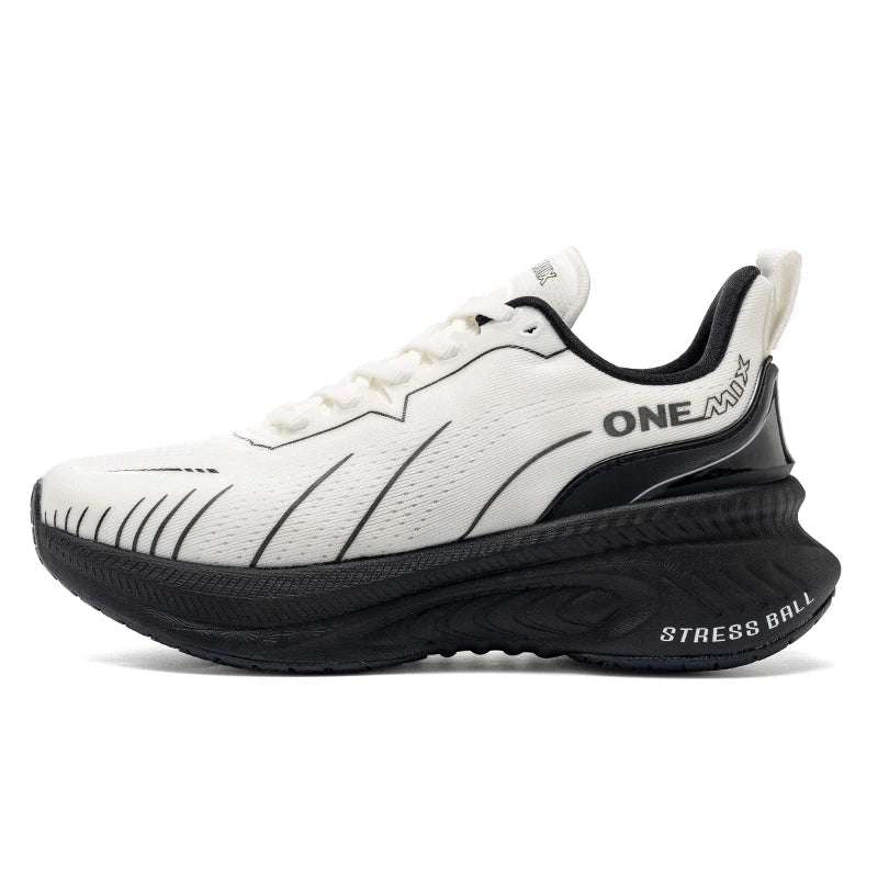 Footmaxldn Unisex Air Cushion Road Running Trainers | Breathable Mesh Jogging Shoes