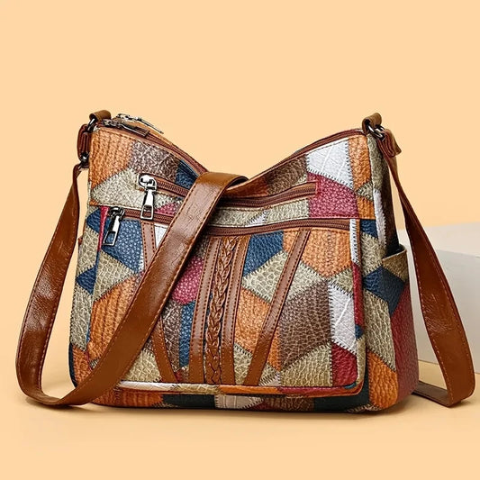 Blue Vintage Crossbody Bag - Retro Handbag for Women | footmaxldn - footmaxldn