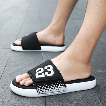 Men's Anti-Slip Slide Sandals | Breathable EVA Sole | Footmaxldn