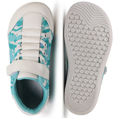 Footmaxldn Kids Barefoot Canvas Sneaker | Wide Toe Box, Zero-Drop, Non-Slip