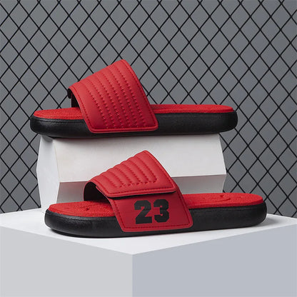 Men's Anti-Slip Slide Sandals | Breathable EVA Sole | Footmaxldn