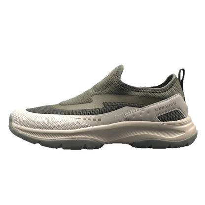 Footmax Men's Waterproof Slip-On Hiking Shoes - Lightweight & Anti-Slip
