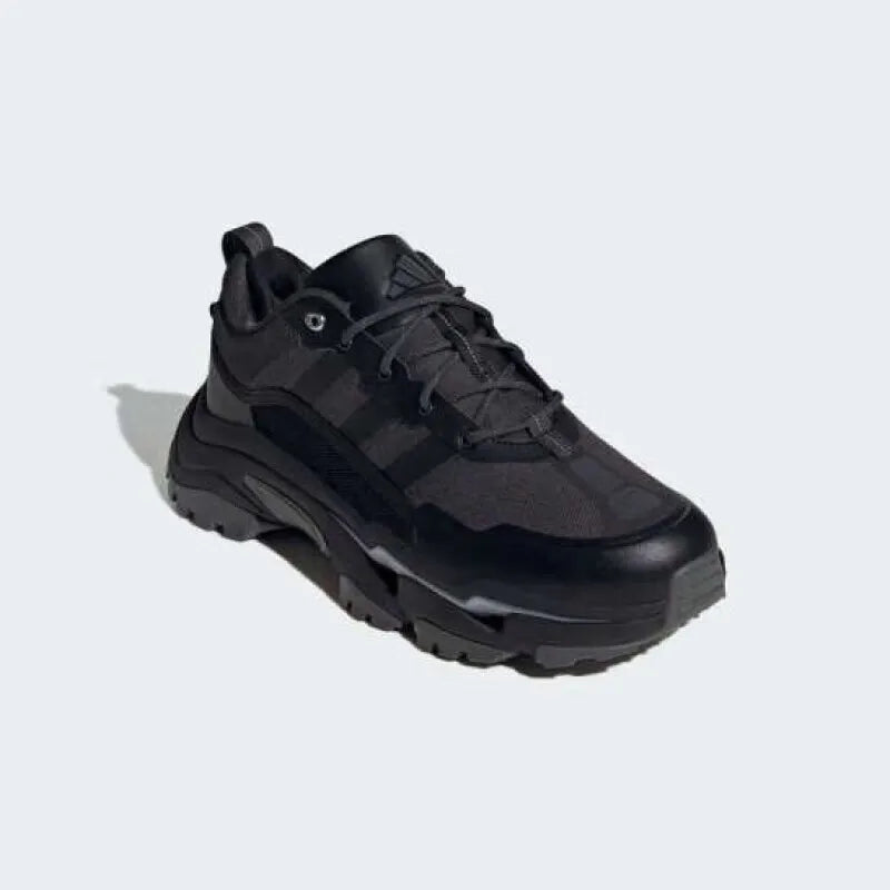 Adidas Outdoor Hiking Shoes. All - black Thick Sole, Anti - slip and Wear - resistant, a Professional Outdoor Choice - footmaxldn