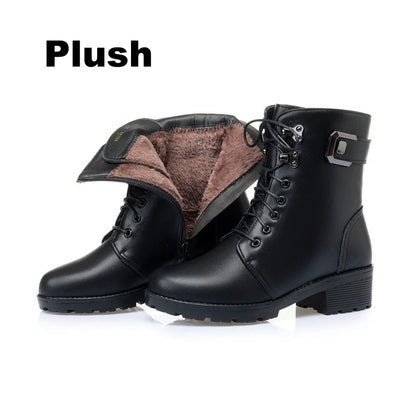 Women's Genuine Leather Ankle Boots | Footmaxldn