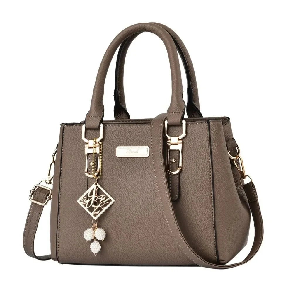 Footmaxldn Women's Structured Top Handle Shoulder Bag