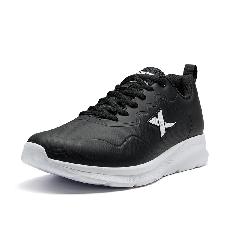 Xtep Running Shoes For Men 2024 Winter Leather Waterproof Sports Shoes Cushioning Wear-Resistant Jogging Sneakers 876419110051 - footmaxldn