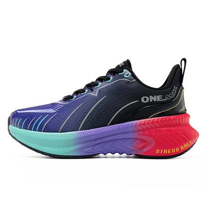 OneMix running shoe with gradient sole on a white background