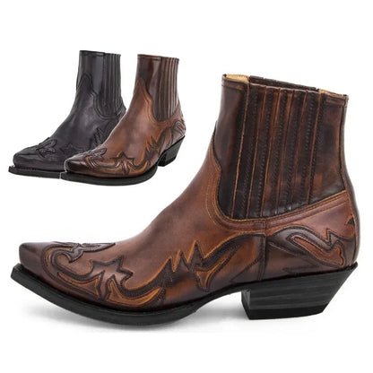 Men’s Pointed-Toe Chelsea Boots | Footmaxldn