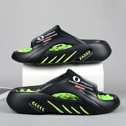 Mens Slippers Indoor Outdoor Casual - FOOTMAX