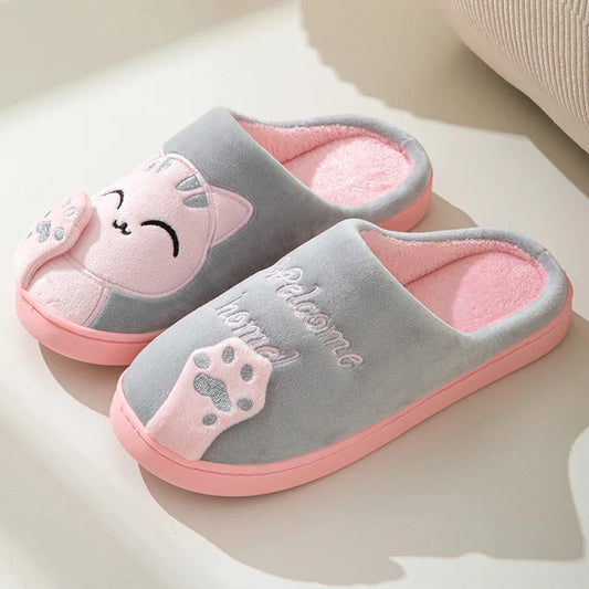 Women Slippers Casual Fur - FOOTMAX