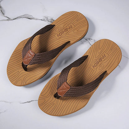 Footmax Men's Platform Flip Flops - Summer Beach Sandals 2024 - footmaxldn