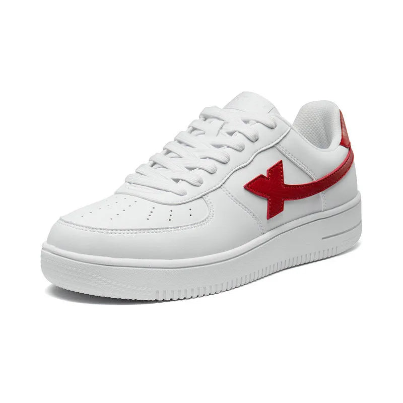 Footmaxldn Non-Slip Skateboarding Shoes - White Casual Sneakers - footmaxldn