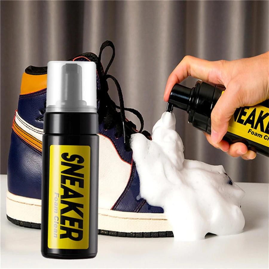 Footmax Sneaker Cleaner - 150ml Multi-Material Foam for Leather, Suede & Canvas Shoes