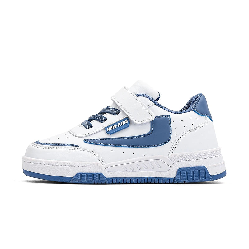 Boys' Low-Top Skate Sneakers with Hook & Loop Strap