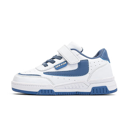 Boys' Low-Top Skate Sneakers with Hook & Loop Strap