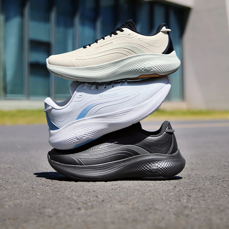 Men's Waterproof Leather Running Shoes
