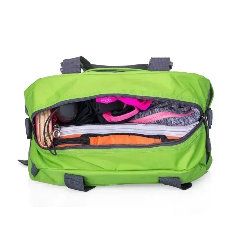 Footmax Waterproof Yoga Fitness Bag for Women - Nylon Training Shoulder Crossbody Gym Duffel 20-35L - footmaxldn