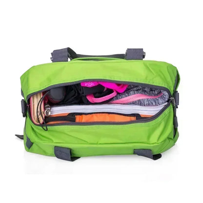 Footmax Waterproof Yoga Fitness Bag for Women - Nylon Training Shoulder Crossbody Gym Duffel 20-35L - footmaxldn